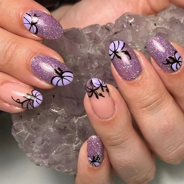Artistic Glitter Nail Art Kalsten
