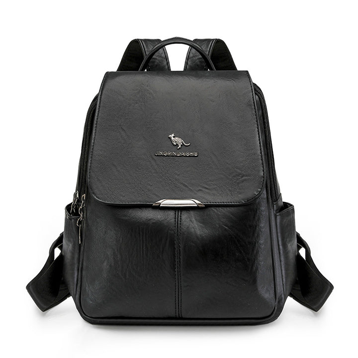 Durable Multi-Functional Leather Backpack Kalsten