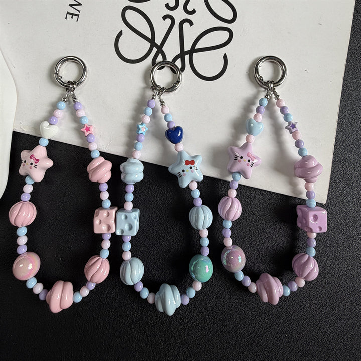 Decorative Beaded Charm Phone Lanyard Kalsten 1790135831