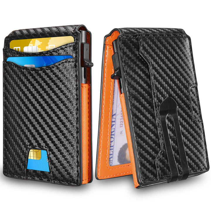 Slim RFID-Blocking Carbon Fiber Cardholder Kalsten