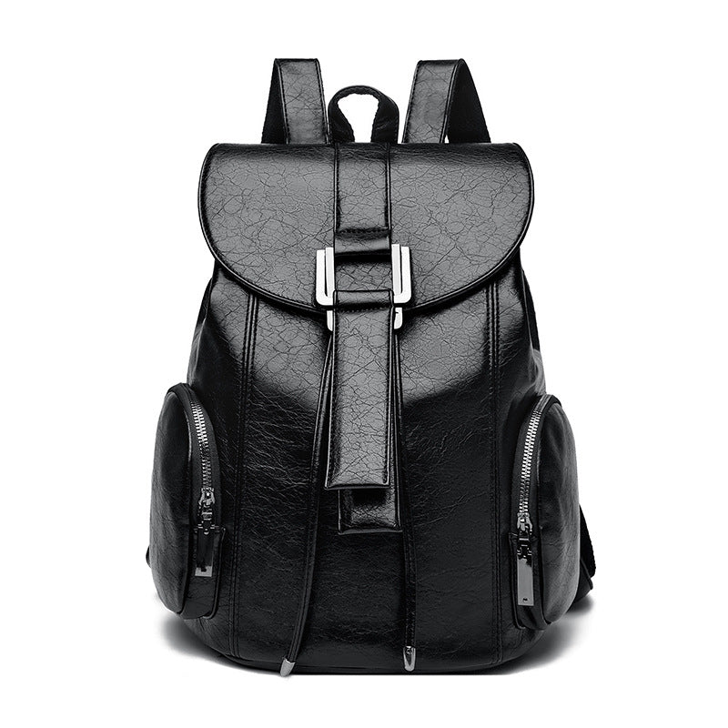 Retro Chic Vegan Leather Backpack Kalsten
