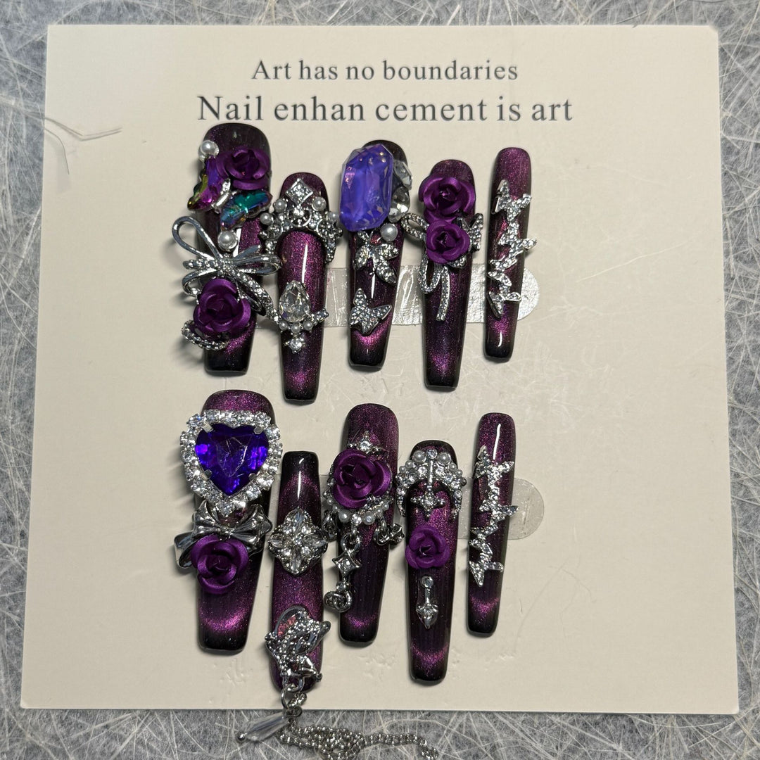 Decorative Press-On Nail Set