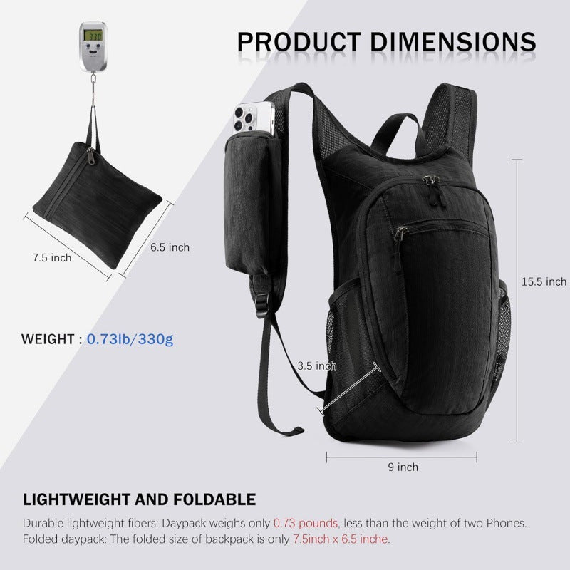 Travel leisure backpack with practical compartments Kalsten