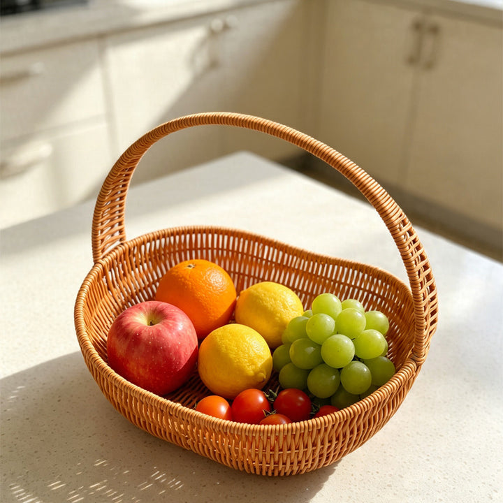Handcrafted Natural Wicker Storage Basket Kalsten