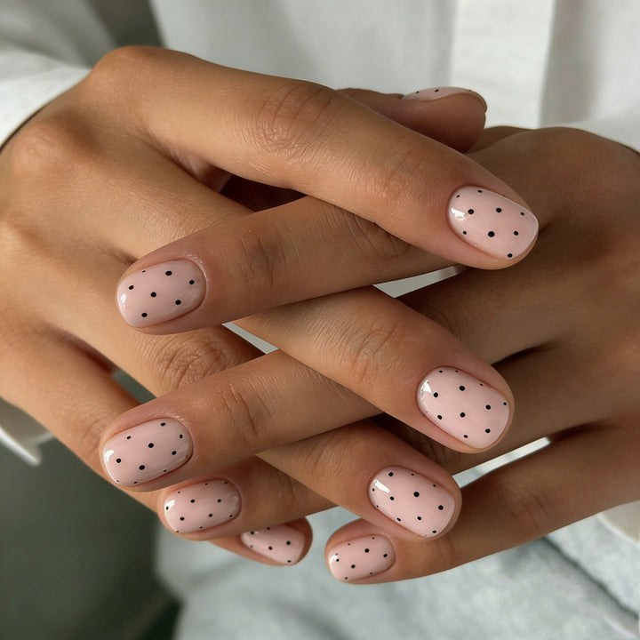 Polka Dot Nail Art Design Kalsten