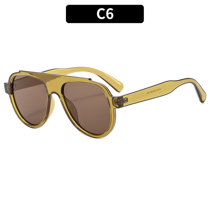 Retro-Cat-Eye Sunglasses with Unique Pattern