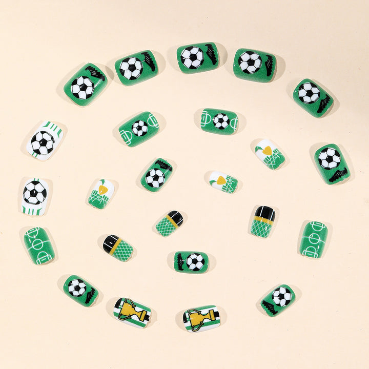 Soccer-Themed Nail Art Kalsten