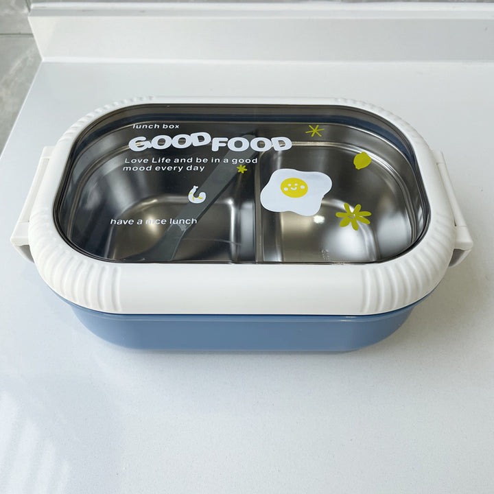 Dual-Section Leak-Proof Lunch Box