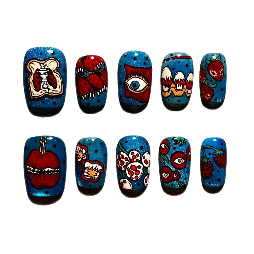 Artistic Press-On Nail Art Design Set Kalsten