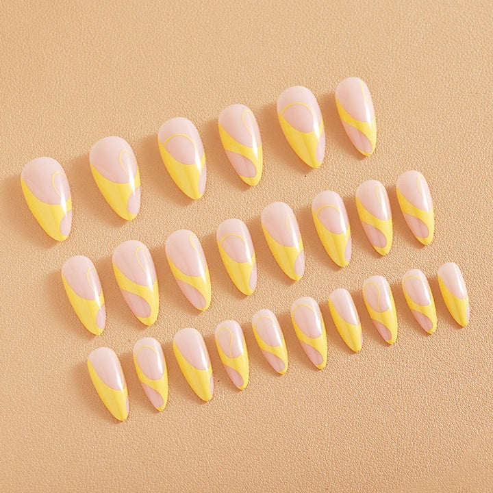 Nail set with elegant French tips Kalsten