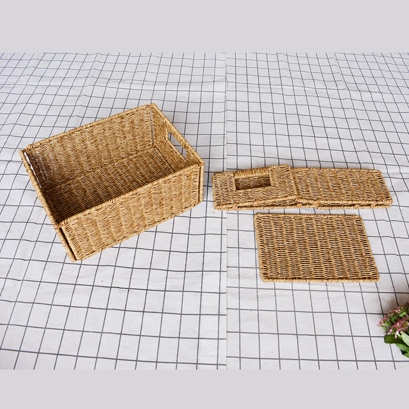 Versatile Handwoven Storage Basket Set Kalsten