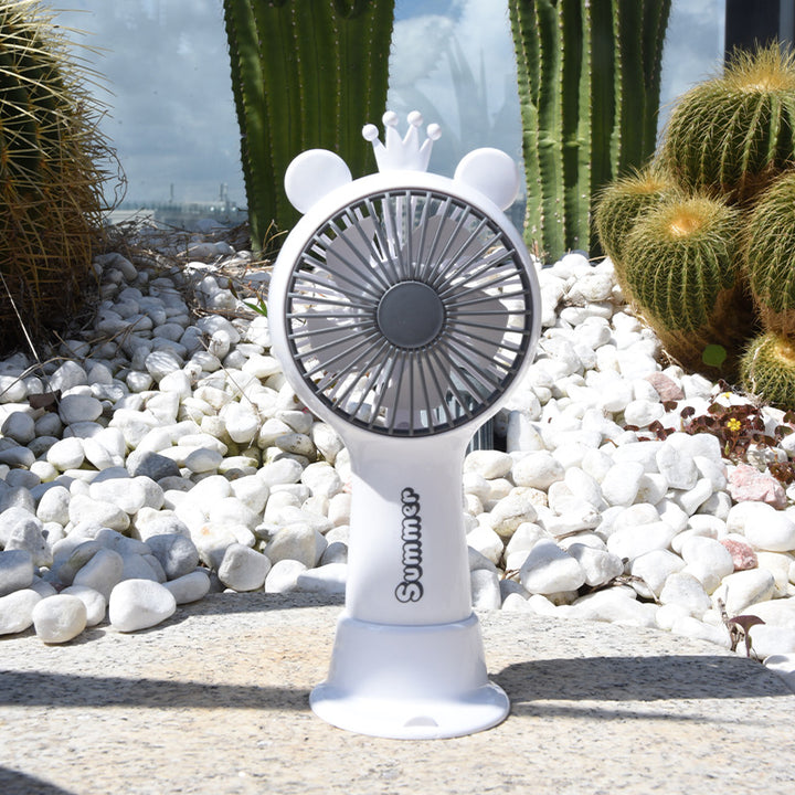 Portable Deer-Themed Handheld Cooling Fan Kalsten