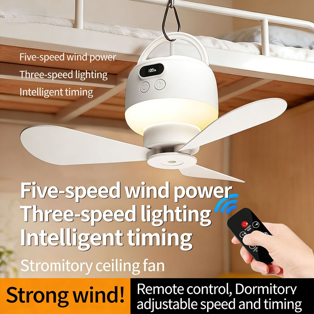 Portable Hanging LED Ceiling Fan Kalsten