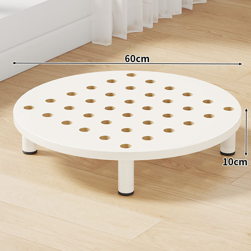 Low-Profile Ventilated Plastic Riser Platform with Anti-Slip Feet
