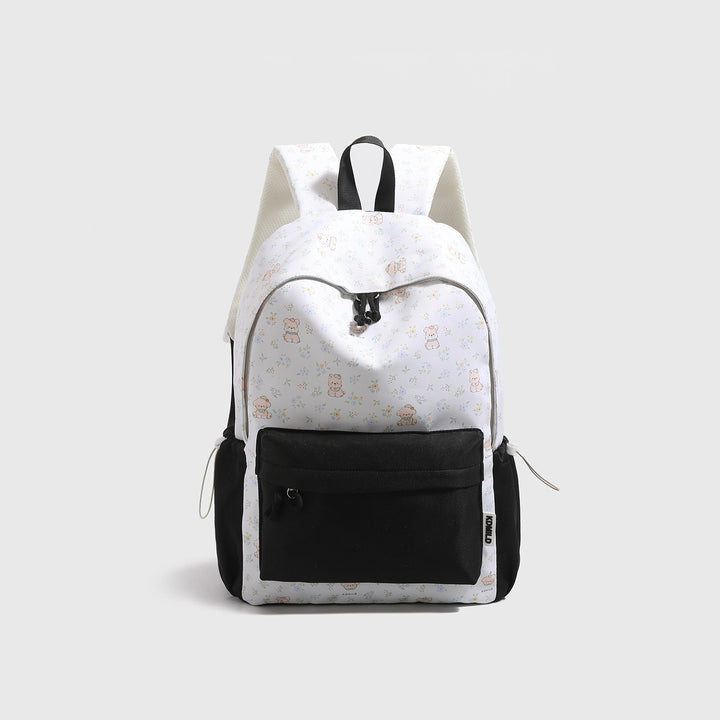 Playful Character Print Backpack Kalsten