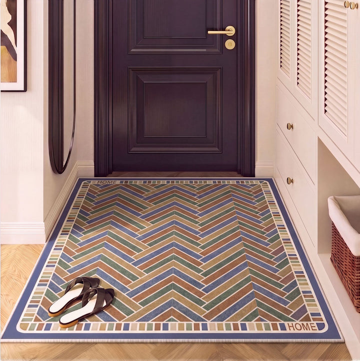 Geometric Patterned Entrance Mat for Doors