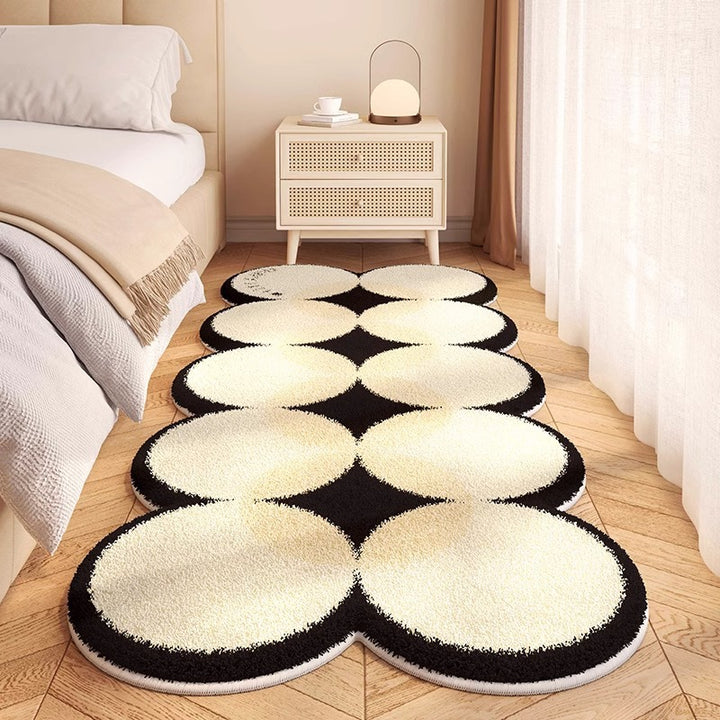 Artistic Wavy Edge Area Rug for Home Decor