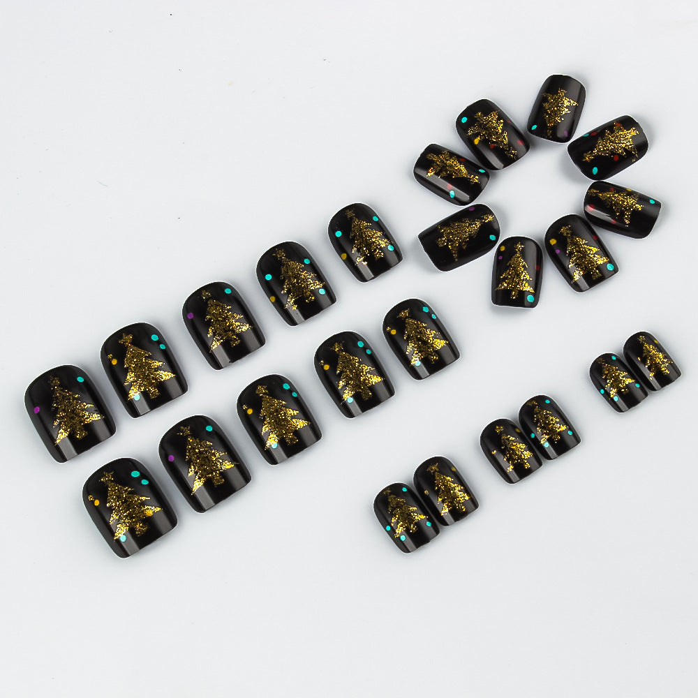 Holiday-Themed Press-On Nail Art Kalsten