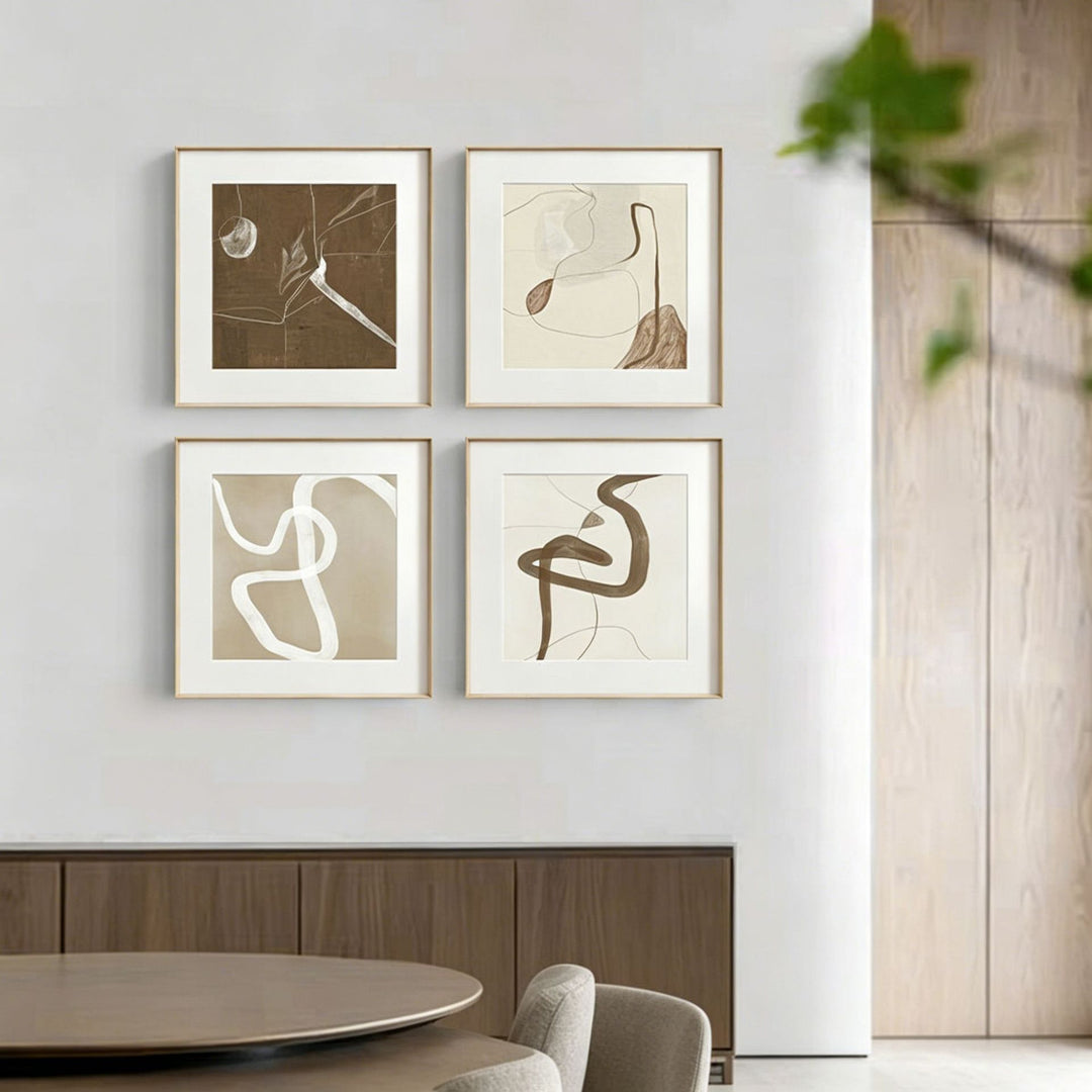 Minimalist Abstract Framed Artwork