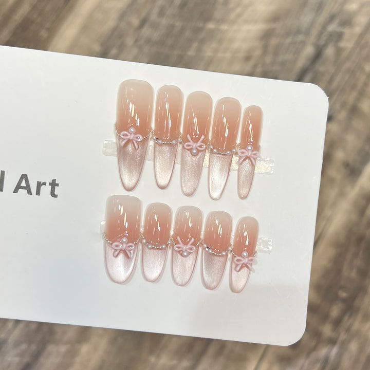 Elegant Decorative Stiletto Press-On Nails Kalsten