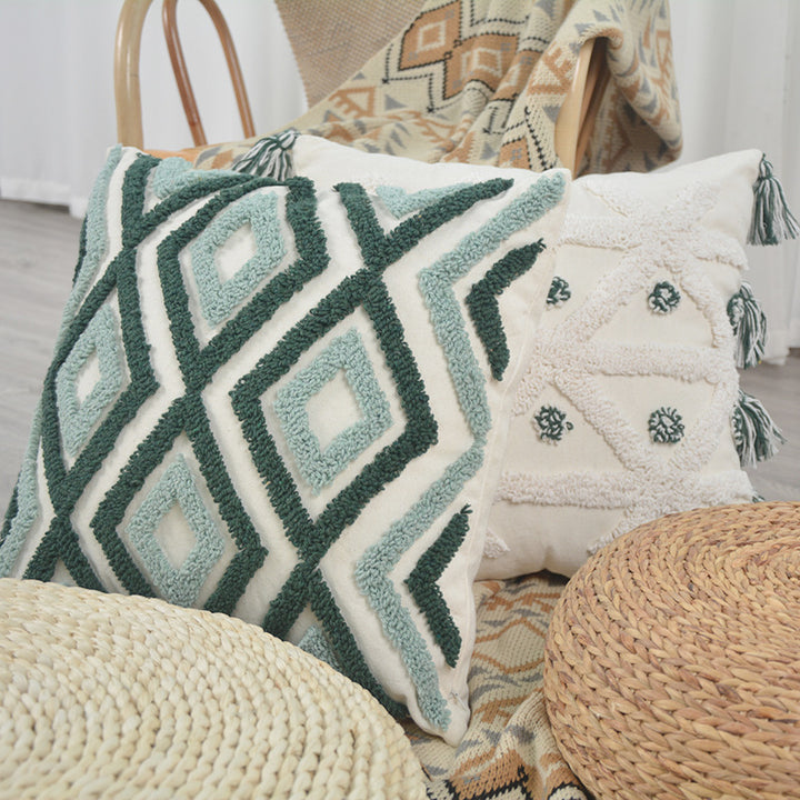 Decorative Geometric Throw Pillow