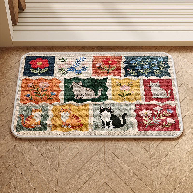 Playful Pet-Themed Area Rug Kalsten