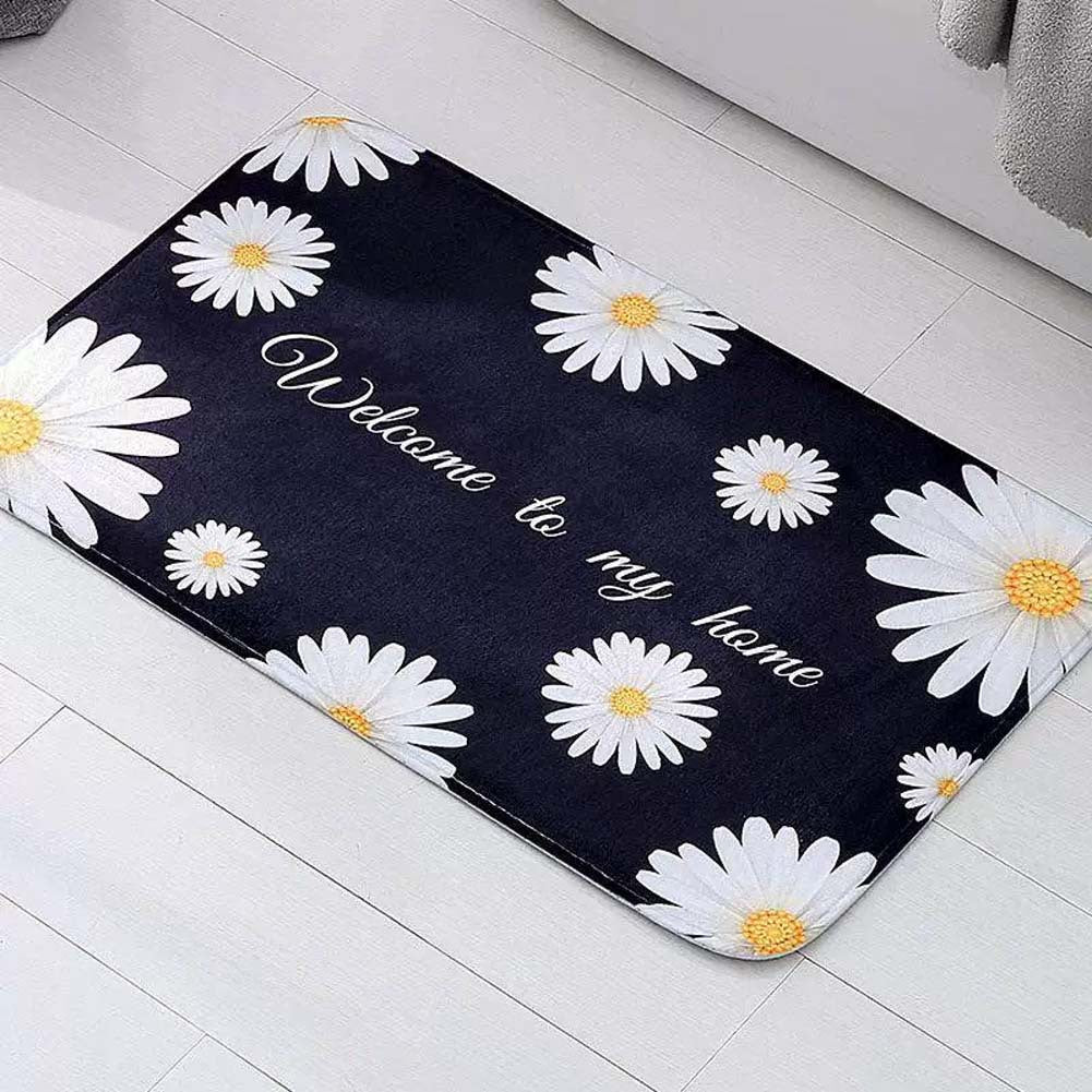 Stylish Motivational Quote Bath Mat