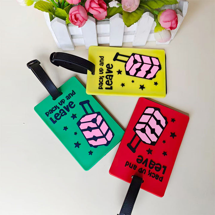 Unisex luggage tag in creative rainbow design Kalsten