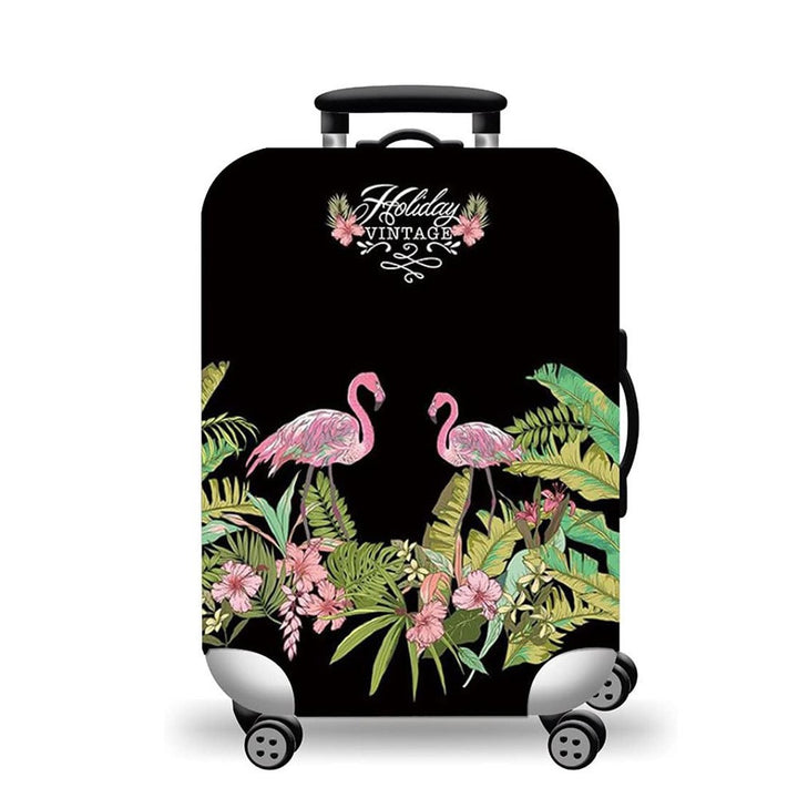 Women hard shell suitcase with stylish flamingo design Kalsten