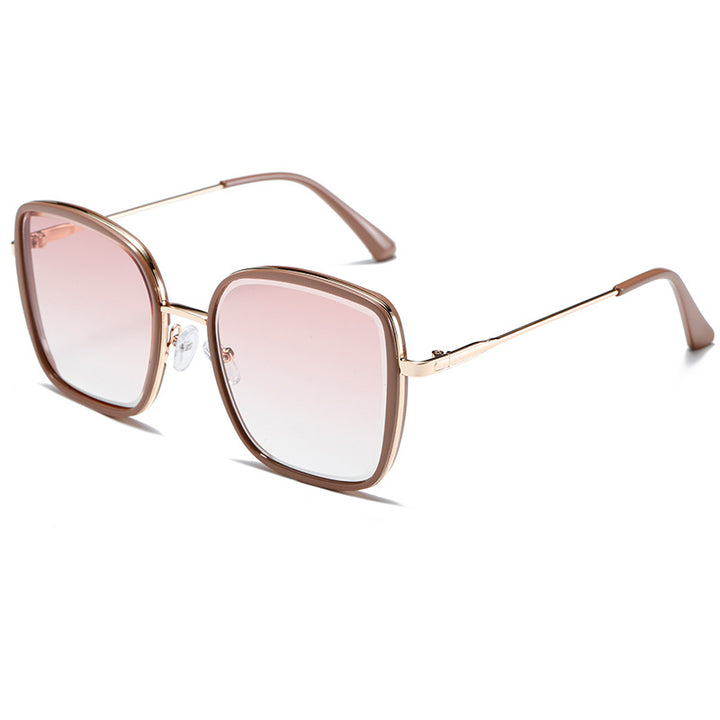 Women's Premium Sunglasses with Square Frame and Mirrored Lenses Kalsten