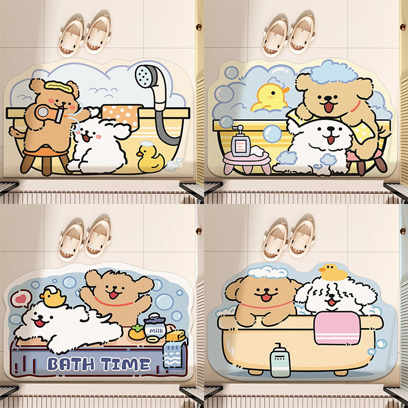 Cartoon-Themed Area Mat for Indoor Home Decor