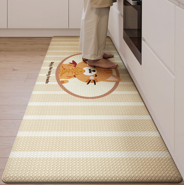 Playful Cartoon Kitchen Runner Mat Kalsten