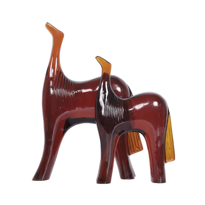 Artistic Glass Animal Figurines