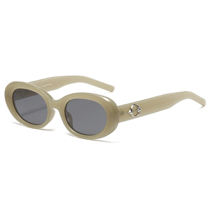 Retro-Inspired Oval Frame Sunglasses Kalsten