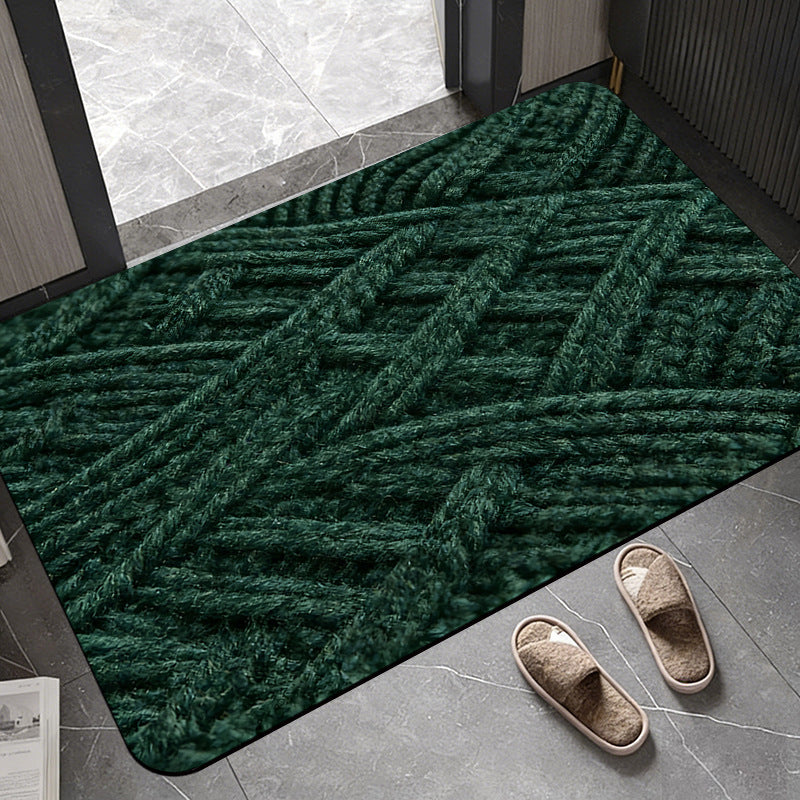 Plush Textured Door Mat