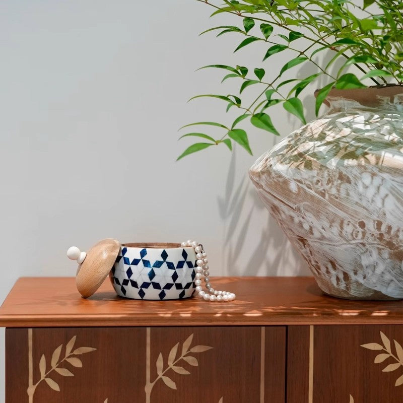 Decorative Geometric Storage Container