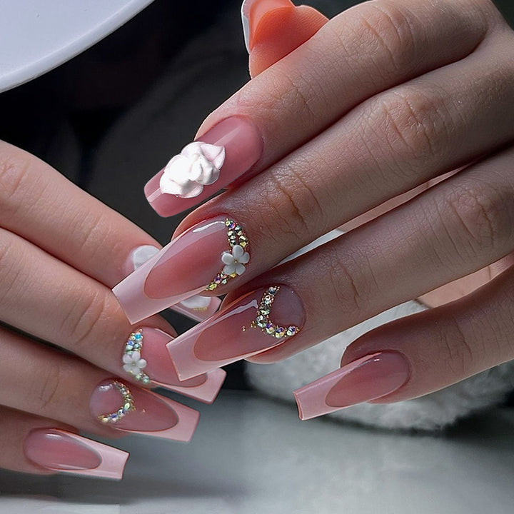 Decorative Floral Press-On Nails kalsten
