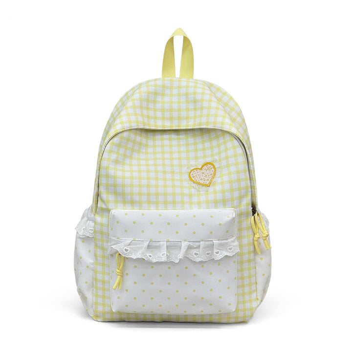 Stylish Checked Backpack Kalsten