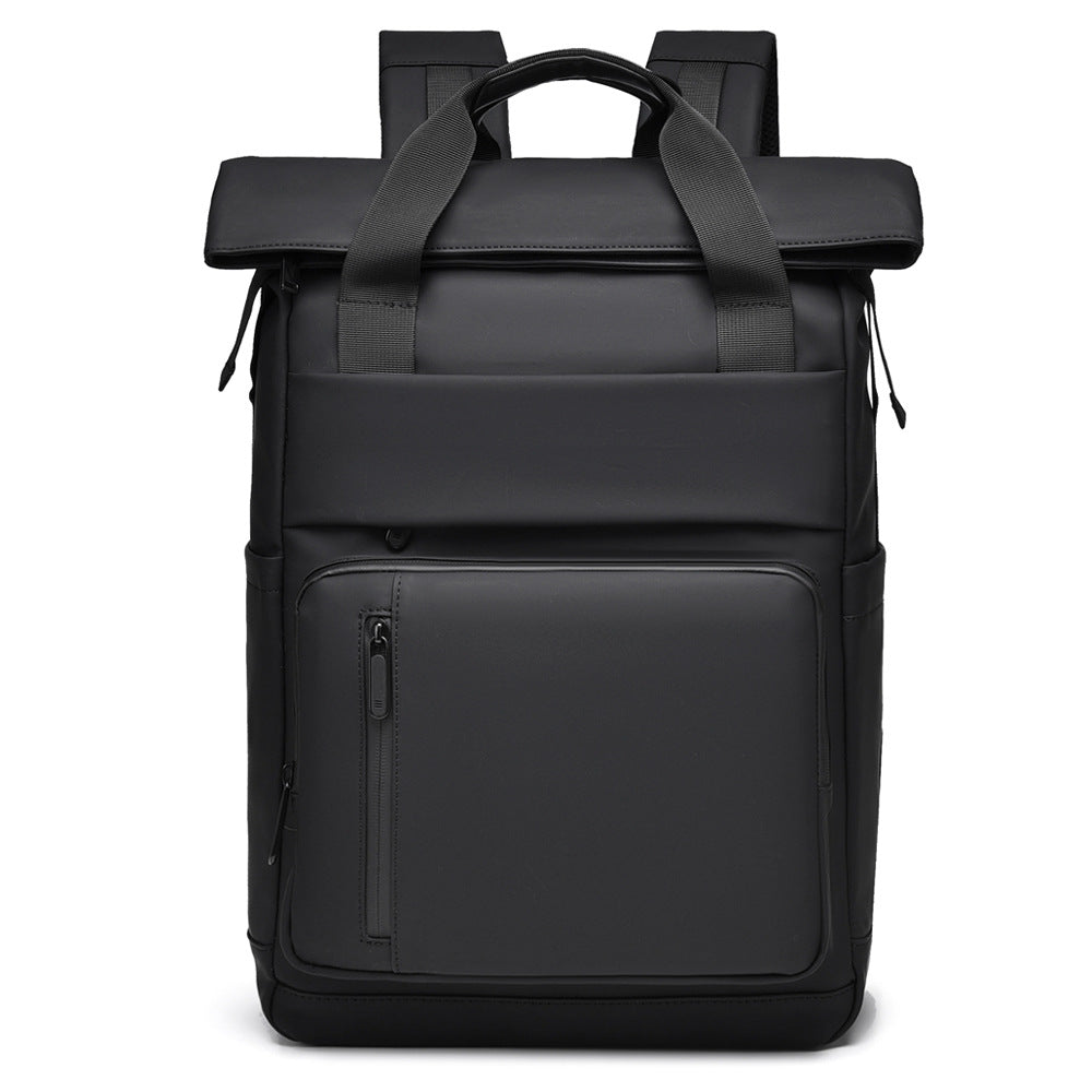 Multi-Pocket Waterproof Roll-Top Backpack Kalsten