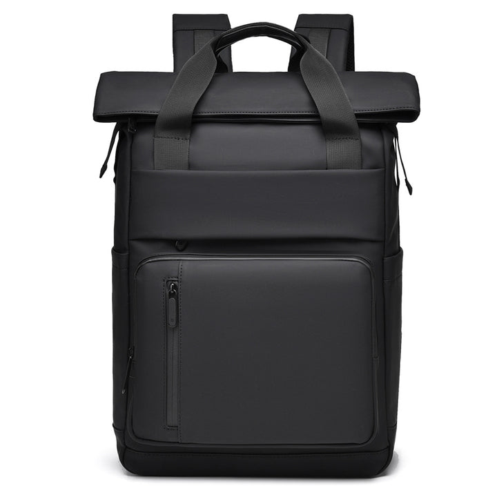 Multi-Pocket Waterproof Roll-Top Backpack Kalsten