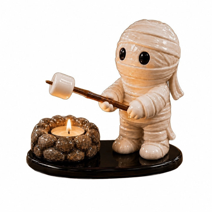 Decorative mummy figure with candle holder Kalsten