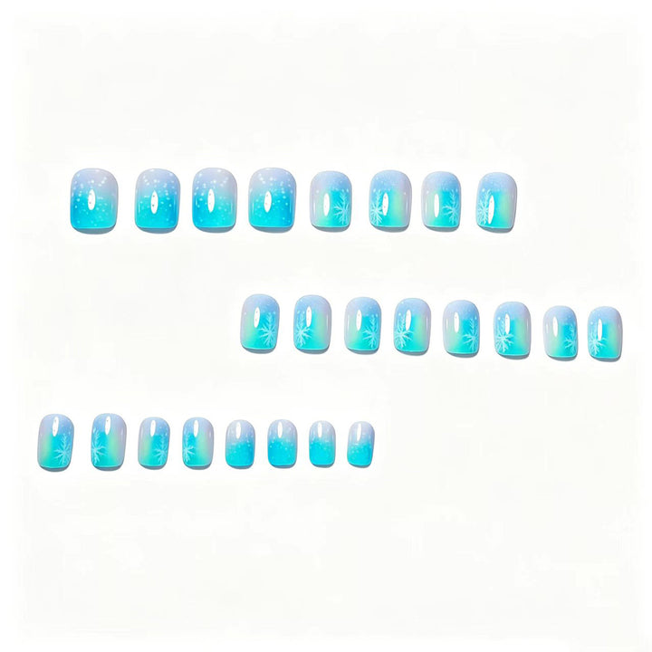 Artistic Winter Wonderland Nail Art Kalsten