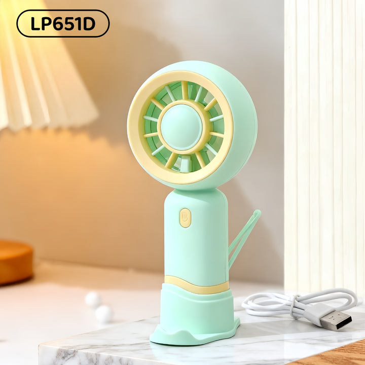 Women's Portable Mini Fan with Innovative Design and USB Charging Function Kalsten