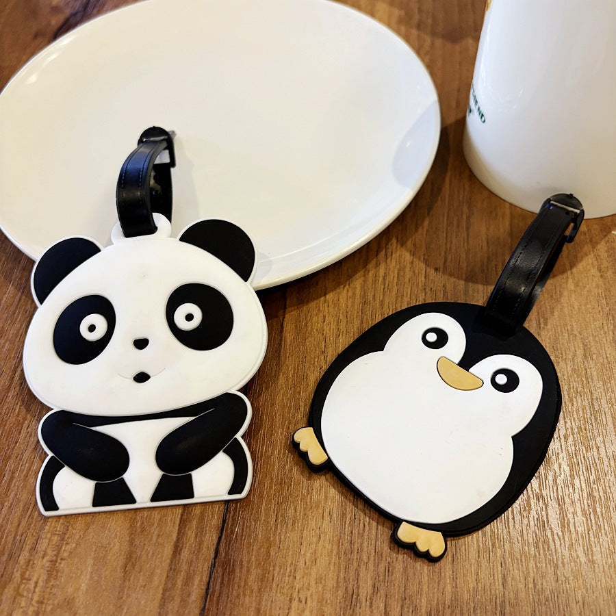 Cute Panda-Themed Luggage Tag Kalsten