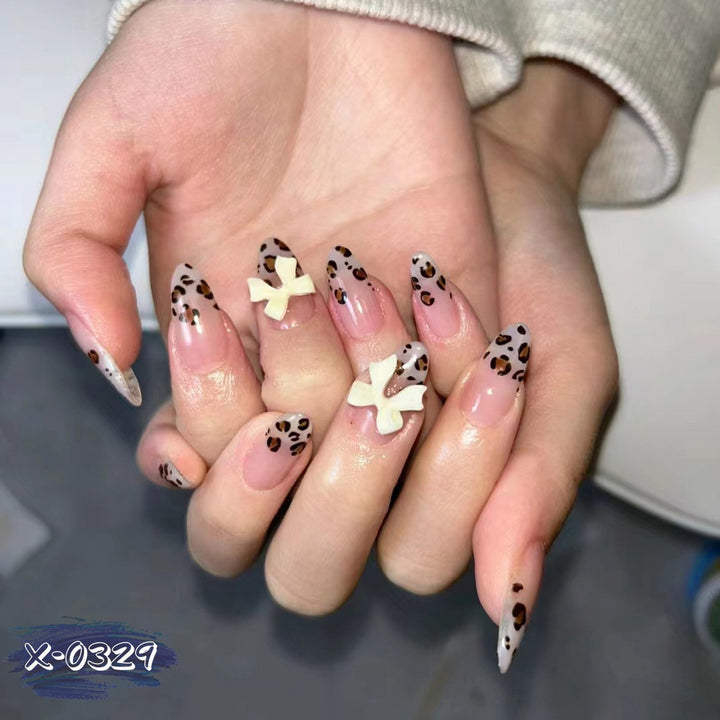 Trendy Leopard Print Nail Art Set