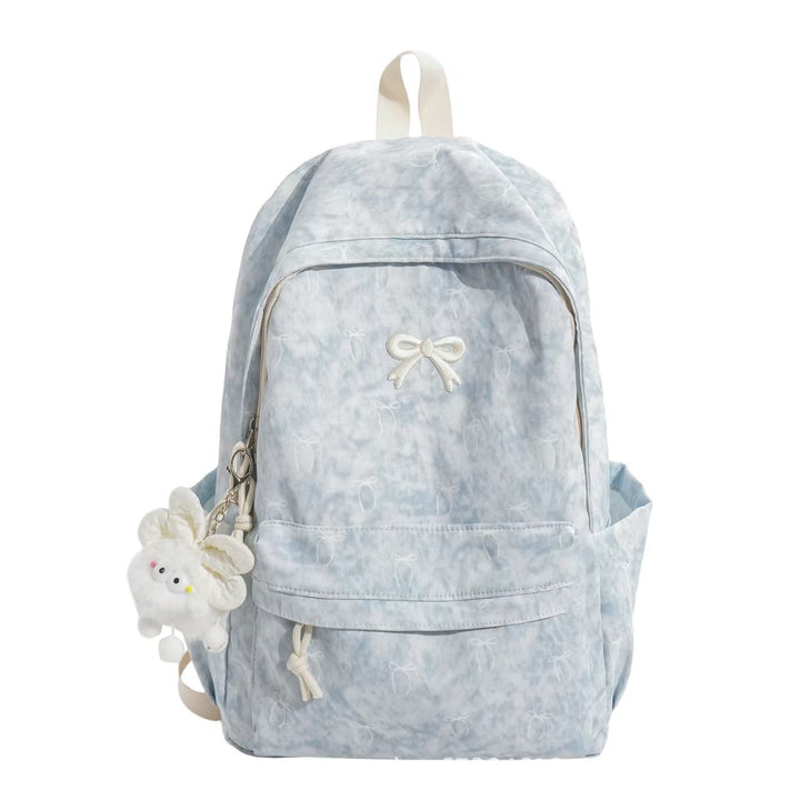Backpack with Playful Bow Design and Practical Compartments Kalsten