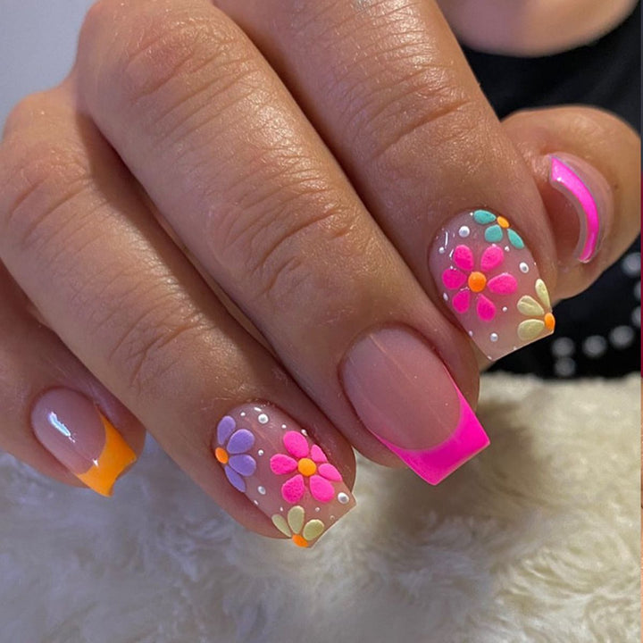 Floral Pattern Nail Art Set Kalsten