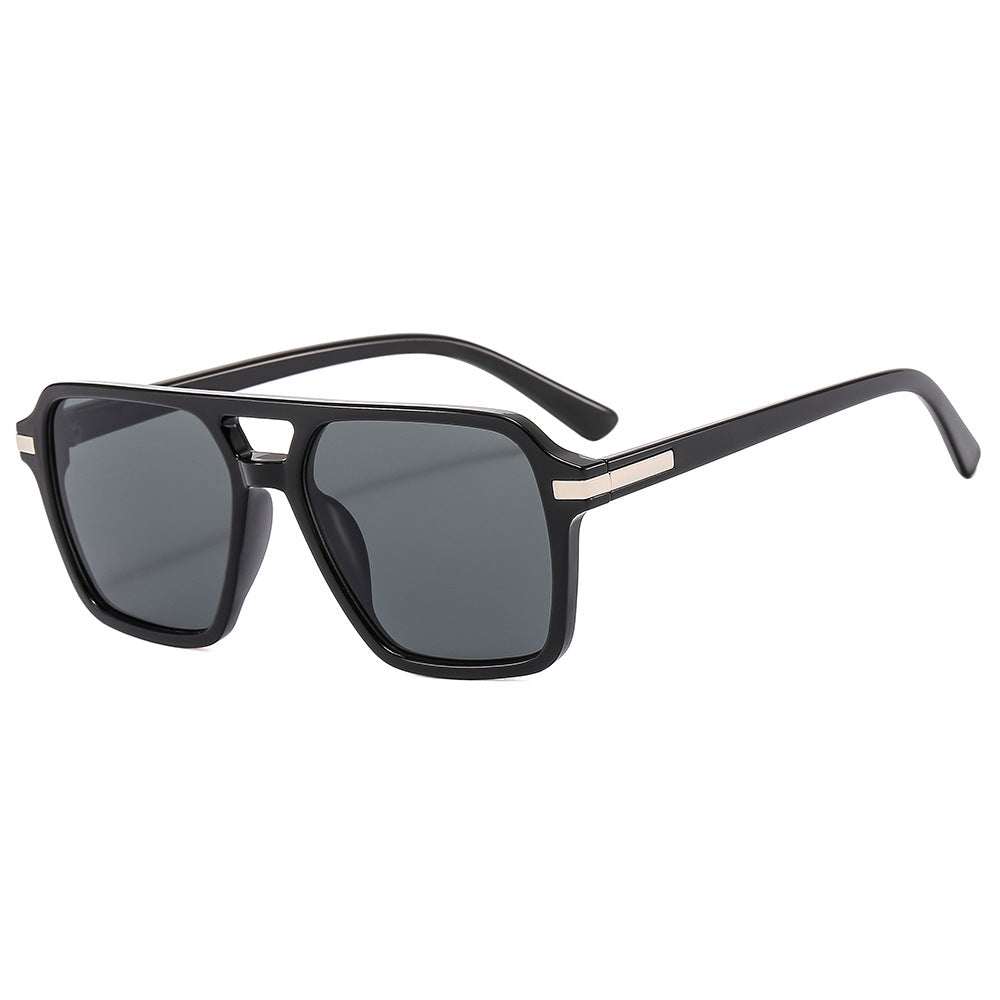 Women's fashionable square sunglasses with elegant metal finish Kalsten