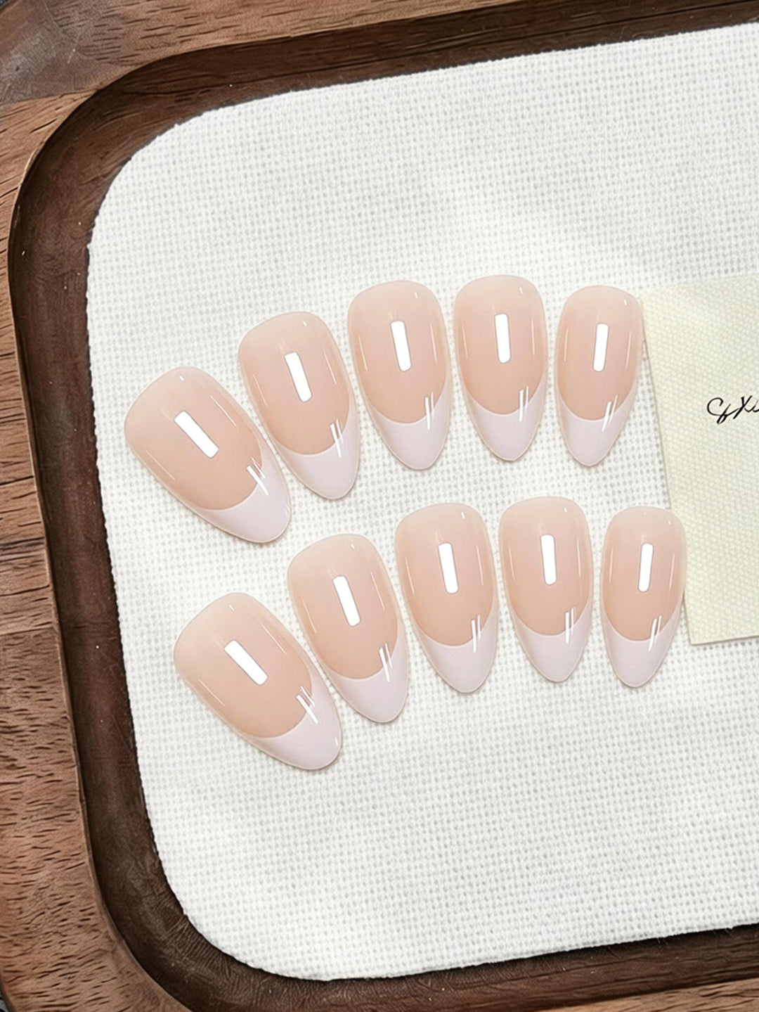Acrylic Nail Set with Elegant French Tip Kalsten