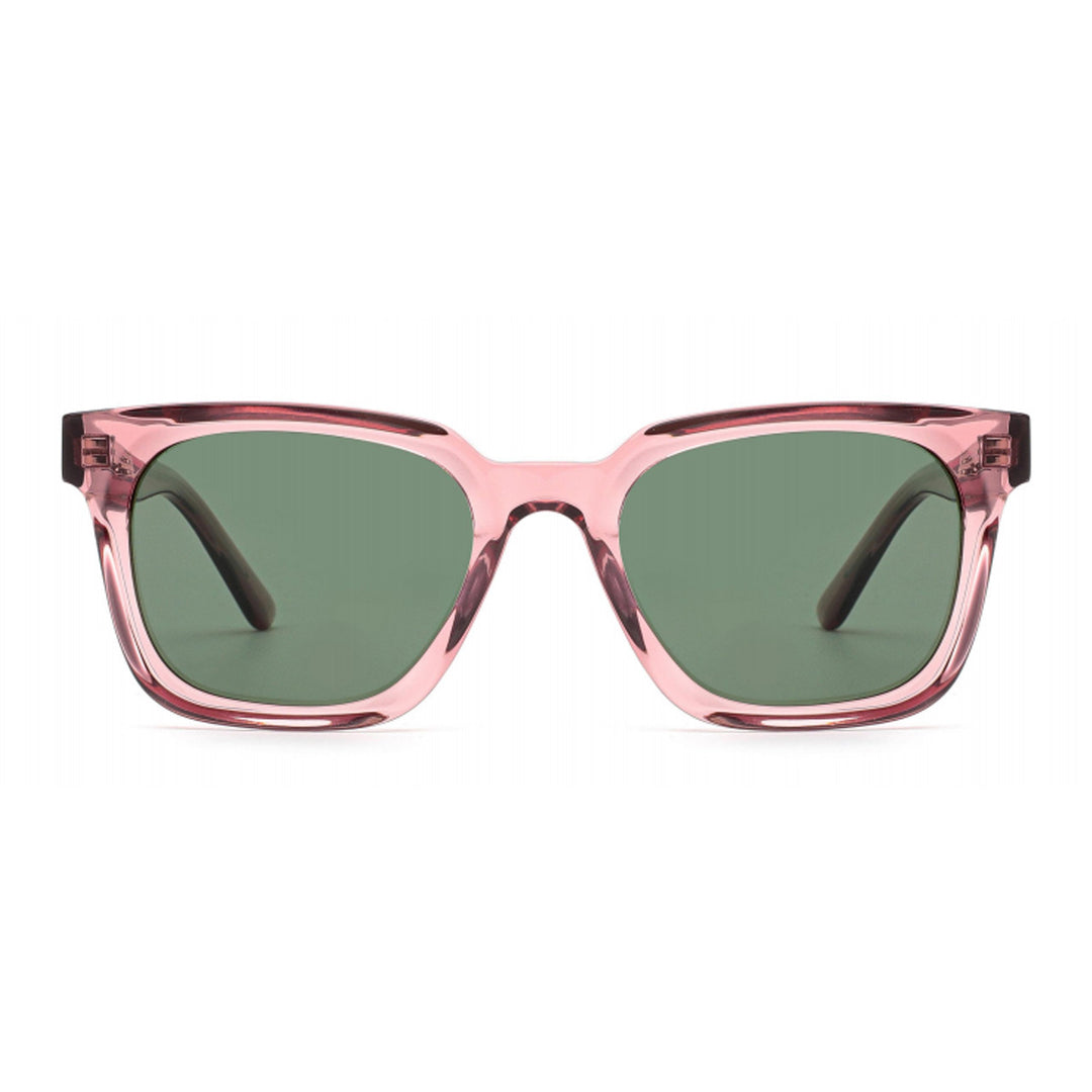 Women stylish sunglasses with wide, rectangular frame and UV protection Kalsten